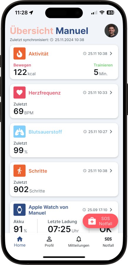 Einfach Blutwerte verstehen App auf Smartphone